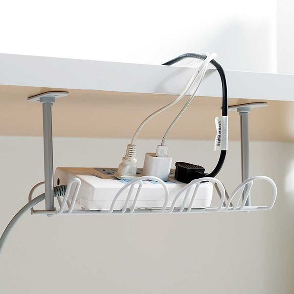 hooks & rails under table storage rack cable shelf bottom socket holder hanging line finishing home office desk wire organizer
hooks & rails under table storage rack cable shelf bottom socket holder hanging line finishing home office desk wire organizer