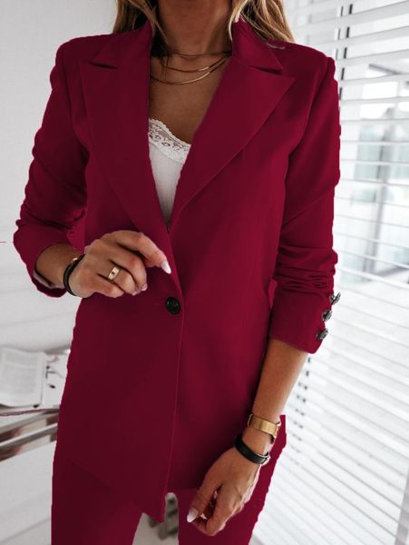 women's jackets autumn winter fashion women solid color casual long sleeve suit small jacket slim turn-down collar buttons elegant card, Black;brown
women's jackets autumn winter fashion women solid color casual long sleeve suit small jacket slim turn-down collar buttons elegant card, Black;brown