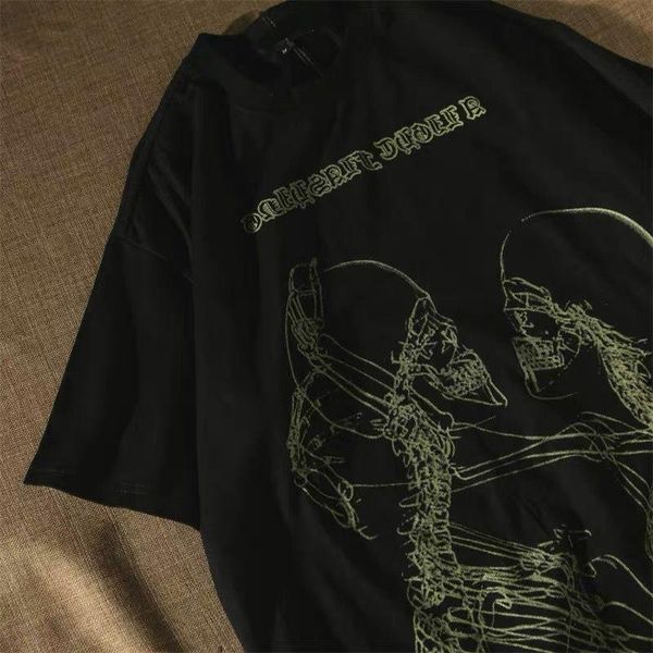 women's t-shirt harajuku aesthetic graphic tees damaged vintage hip hop long sleeve t shirt oversized streetwear summer, White
women's t-shirt harajuku aesthetic graphic tees damaged vintage hip hop long sleeve t shirt oversized streetwear summer, White