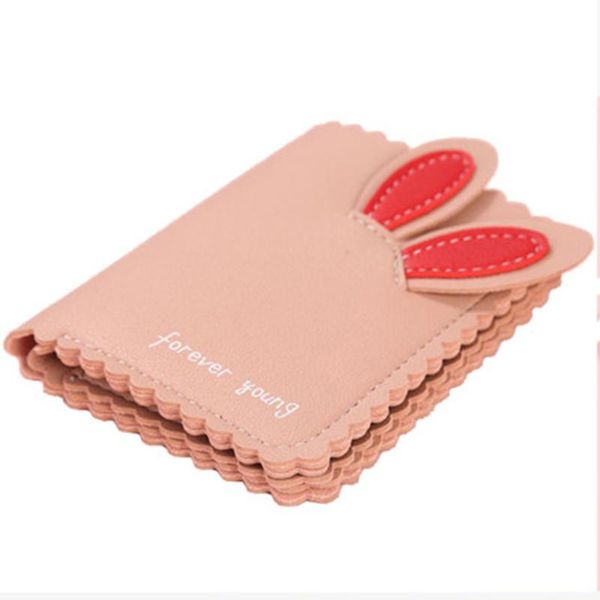 card holders women mini small lovely ears wallet pink leather cards holder short design cartoon purse girls money clip coin pouch, Brown;gray
card holders women mini small lovely ears wallet pink leather cards holder short design cartoon purse girls money clip coin pouch, Brown;gray