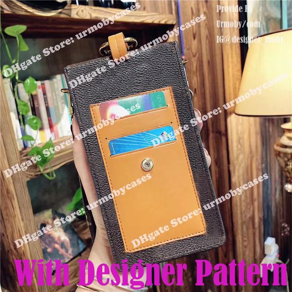 designer crossbody phone pouche for iphone 12 pro max with card holder leather shoulder bags suitable most phones