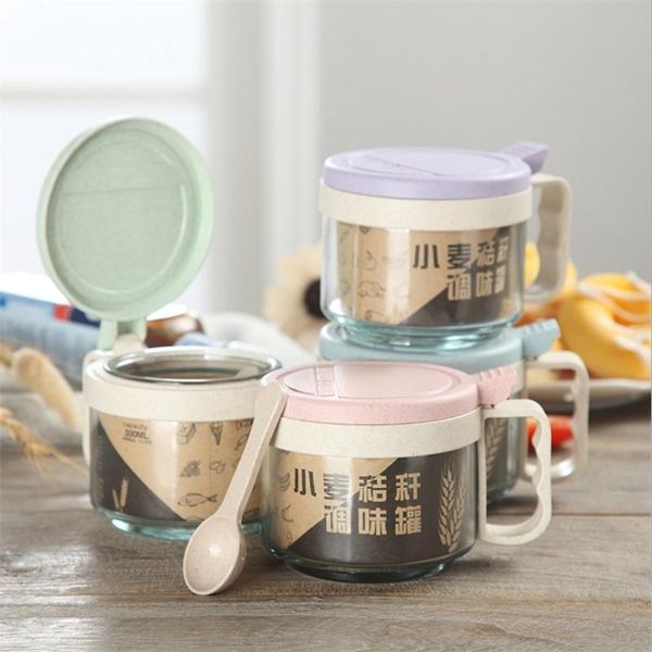 storage bottles & jars wheat straw seasoning box pepper spice shaker salt transparent glass kitchen cruet condiment bottle
storage bottles & jars wheat straw seasoning box pepper spice shaker salt transparent glass kitchen cruet condiment bottle
