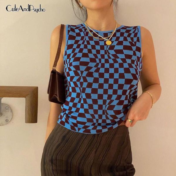 women's tanks & camis plaid printed knitted tank summer harajuku vintage crop tee streetwear aesthetic cute shirts 2021 cuteandpsycho, White
women's tanks & camis plaid printed knitted tank summer harajuku vintage crop tee streetwear aesthetic cute shirts 2021 cuteandpsycho, White