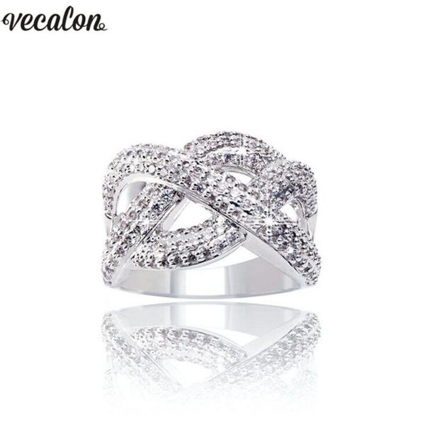wedding rings vecalon fashion infinity ring 925 sterling silver 5a zircon cz stone engagement band for women men finger jewelry, Slivery;golden
wedding rings vecalon fashion infinity ring 925 sterling silver 5a zircon cz stone engagement band for women men finger jewelry, Slivery;golden