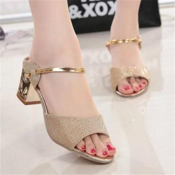 women sandals pu slip on 5.5cm square heel high heels peep toe shallow shoes sandalias mujer 2021 size 35-42 silver, Black
women sandals pu slip on 5.5cm square heel high heels peep toe shallow shoes sandalias mujer 2021 size 35-42 silver, Black