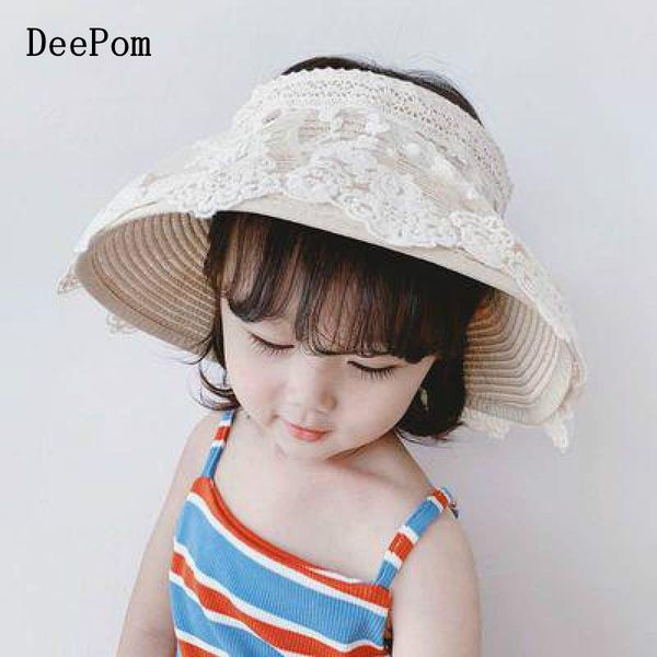 deepom sun hats for kids girls summer hat empty beach lace flower large brim folding straw sunshade korean style caps &, Yellow
deepom sun hats for kids girls summer hat empty beach lace flower large brim folding straw sunshade korean style caps &, Yellow