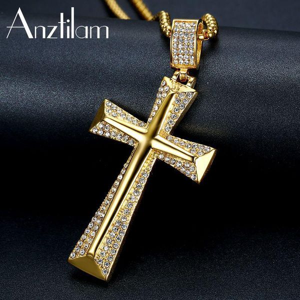 pendant necklaces hip hop gold color 316l stainless steel cross religious pendants for rapper goth jewelry, Silver
pendant necklaces hip hop gold color 316l stainless steel cross religious pendants for rapper goth jewelry, Silver