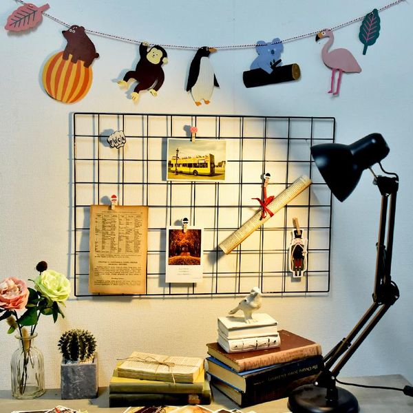 hooks & rails metal wall mesh po grid hanging frame multi-function panel decor art display storage rack holder diy decoration
hooks & rails metal wall mesh po grid hanging frame multi-function panel decor art display storage rack holder diy decoration