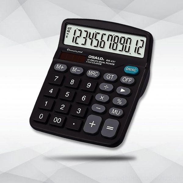 Kdw 837 true solar 12 s bit dual screen calculator power financial accounting office calculator large screen
Kdw 837 true solar 12 s bit dual screen calculator power financial accounting office calculator large screen