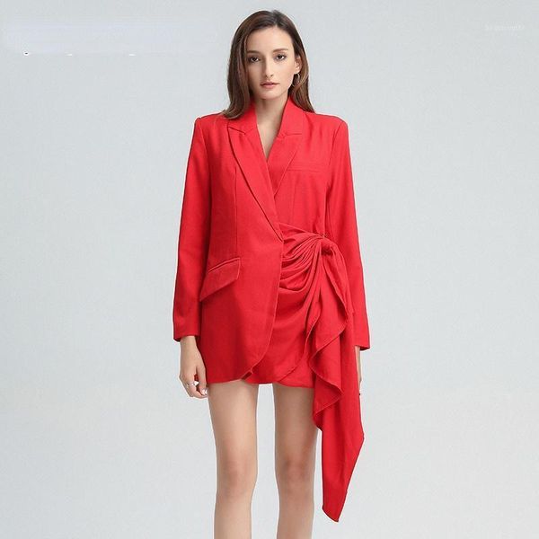 women's suits & blazers casual patchwork lace up blazer for women notched long sleeve asymmetrical hem elegant female 2021 spring autum, White;black
women's suits & blazers casual patchwork lace up blazer for women notched long sleeve asymmetrical hem elegant female 2021 spring autum, White;black