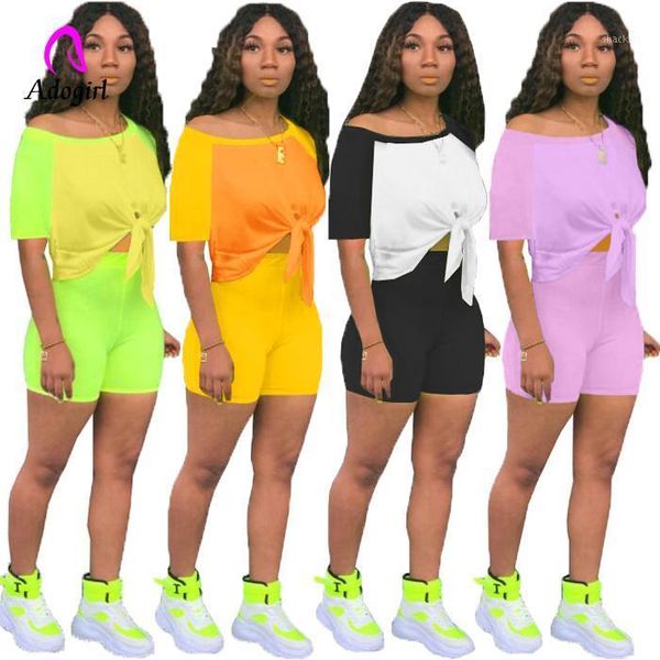 colorful summer women 2 pieces set tracksuits lace up patchwork o-neck crop +biker shorts suis casual joggers sporty outfits women's, Gray
colorful summer women 2 pieces set tracksuits lace up patchwork o-neck crop +biker shorts suis casual joggers sporty outfits women's, Gray