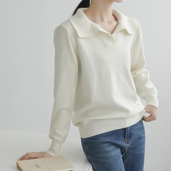 women's sweaters autumn and winter style 100% pure wool ladies sweater shirt collar knit pullover color slim soft, White;black
women's sweaters autumn and winter style 100% pure wool ladies sweater shirt collar knit pullover color slim soft, White;black