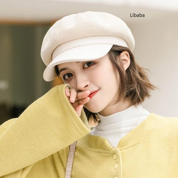 libaba autumn painter hat female korean version bright silk knitted stitched leather eaves out of the sun-shielding cap berets, Blue;gray
libaba autumn painter hat female korean version bright silk knitted stitched leather eaves out of the sun-shielding cap berets, Blue;gray