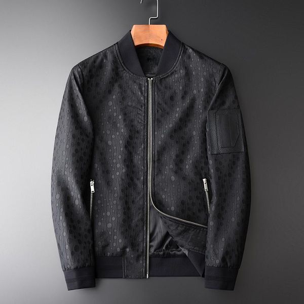 men's jackets classic polka dot male jacket luxury fold fabric baseball collar mens and coats fashion black slim fit man m-4xl, Black;brown
men's jackets classic polka dot male jacket luxury fold fabric baseball collar mens and coats fashion black slim fit man m-4xl, Black;brown