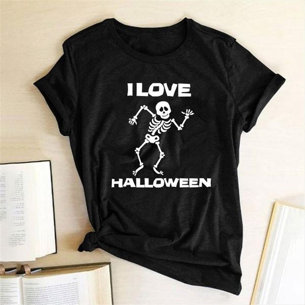 i love halloween human skeleton women t shirts printing summer graphic tees vintage harajuku short sleeve goth clothing, White
i love halloween human skeleton women t shirts printing summer graphic tees vintage harajuku short sleeve goth clothing, White