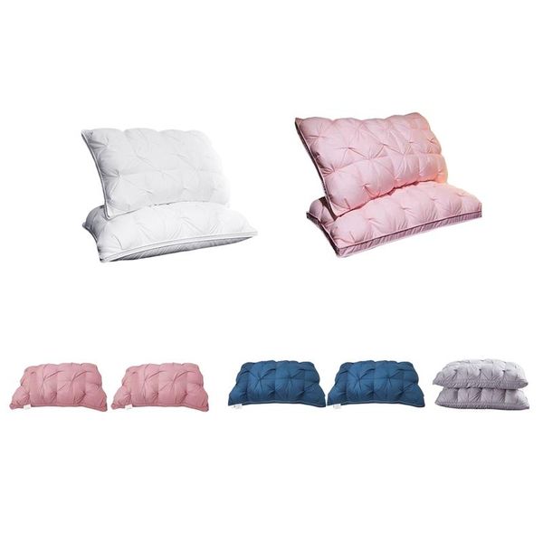 pillow 2 pcs down feather cotton frosted thickened cervical five-star el sleep
pillow 2 pcs down feather cotton frosted thickened cervical five-star el sleep