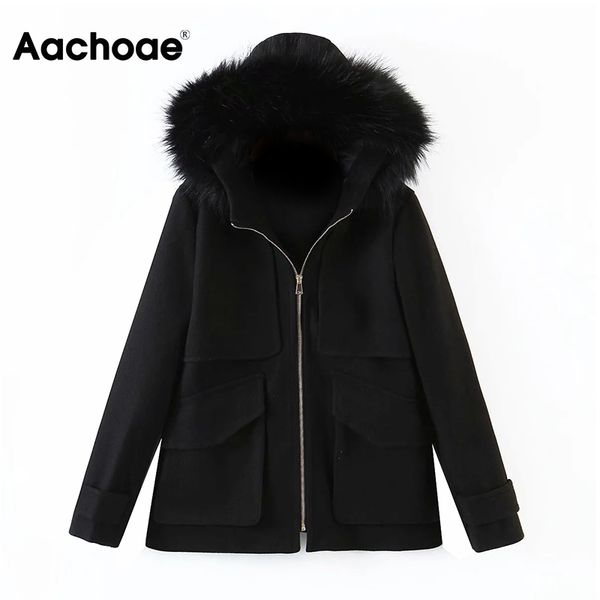 aachoae casual hooded black coat women long sleeve fashion pocket coat female zipper solid jacket autumn spring kobieta kurtka 210413, Black;brown
aachoae casual hooded black coat women long sleeve fashion pocket coat female zipper solid jacket autumn spring kobieta kurtka 210413, Black;brown