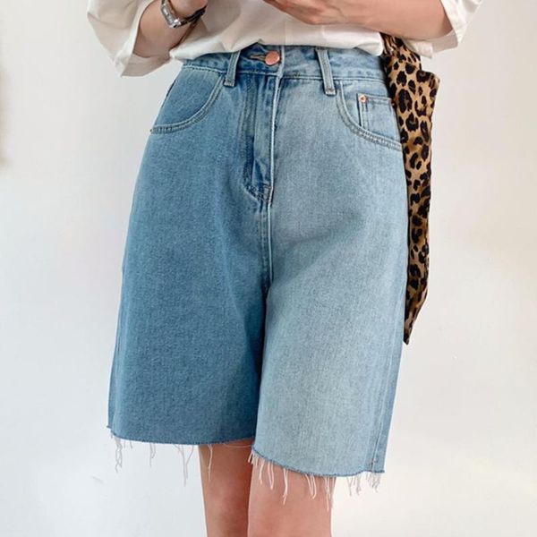 women's shorts hzirip fashion casual jeanswear high waist slim 2021 color-hit summer wide-legged plus size straight denim chic, White;black
women's shorts hzirip fashion casual jeanswear high waist slim 2021 color-hit summer wide-legged plus size straight denim chic, White;black