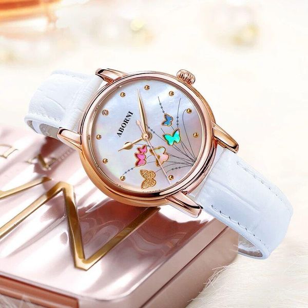 wristwatches 2021 fashion butterfly watch women leather quartz rose gold ladies waterproof relogio feminino montre femme, Slivery;brown
wristwatches 2021 fashion butterfly watch women leather quartz rose gold ladies waterproof relogio feminino montre femme, Slivery;brown