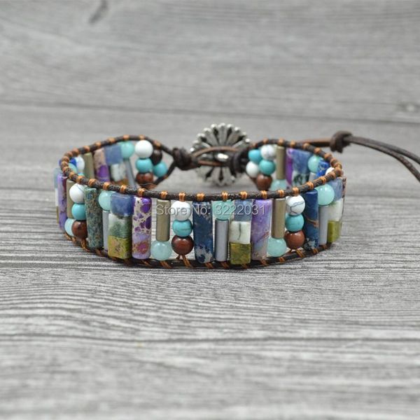 tennis bohemian women beaded leather bracelets bangles colorful wide handmade genuine boho birthday gifts, Golden;silver
tennis bohemian women beaded leather bracelets bangles colorful wide handmade genuine boho birthday gifts, Golden;silver