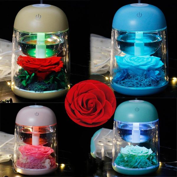 decorative flowers & wreaths eternal rose essential aroma diffuser ultrasonic air humidifier usb mist maker led light for valentine's d
decorative flowers & wreaths eternal rose essential aroma diffuser ultrasonic air humidifier usb mist maker led light for valentine's d