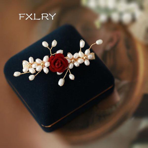 hair clips & barrettes fxlry handmade natural pearl french vintage camellia fashion clip small side bangs for women jewelry, Golden;silver
hair clips & barrettes fxlry handmade natural pearl french vintage camellia fashion clip small side bangs for women jewelry, Golden;silver