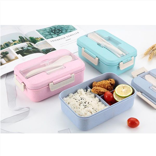 Dinnerware Sets Portable Wheat Straw Microwavable Lunch Box Thermal Bag With 3 Compartment Bento Storage Set For School
Dinnerware Sets Portable Wheat Straw Microwavable Lunch Box Thermal Bag With 3 Compartment Bento Storage Set For School