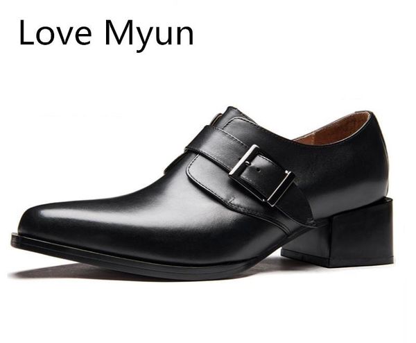 dress shoes mens high heels genuile leather business men pointed toe wedding man grade office career work 36-44, Black
dress shoes mens high heels genuile leather business men pointed toe wedding man grade office career work 36-44, Black