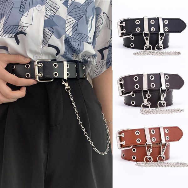 belts coffee black color women belt leather pin buckle punk wind jeans fashion individual decorative chain, Black;brown
belts coffee black color women belt leather pin buckle punk wind jeans fashion individual decorative chain, Black;brown