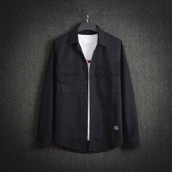 men's casual shirts students fashion shirt young men handsome loose clothes outwear, White;black
men's casual shirts students fashion shirt young men handsome loose clothes outwear, White;black