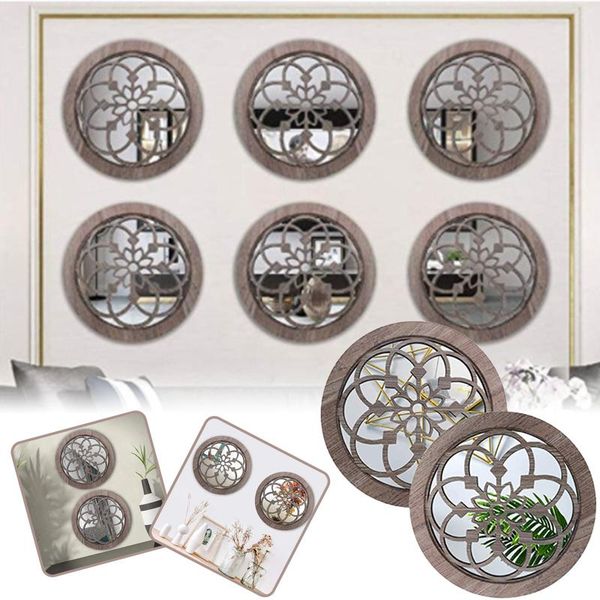 mirrors modern simple wall-mounted decoration with mirror round wooden retro wall hanging ornament for home living room prt3
mirrors modern simple wall-mounted decoration with mirror round wooden retro wall hanging ornament for home living room prt3