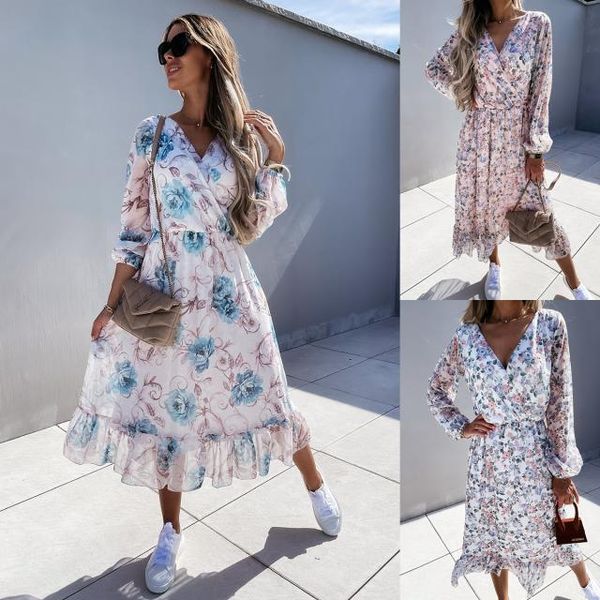 casual dresses 2021 autumn elegant v-neck high waist lace-up party dress women vintage floral print ruffles long sleeve, Black;gray
casual dresses 2021 autumn elegant v-neck high waist lace-up party dress women vintage floral print ruffles long sleeve, Black;gray