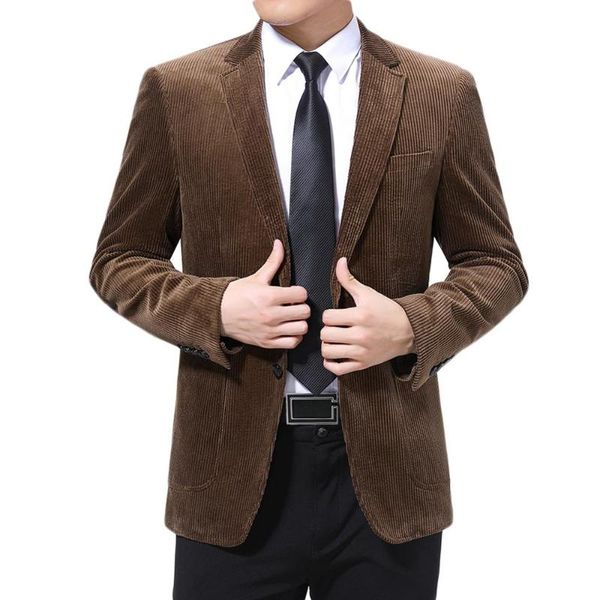men's suits & blazers yunclos autumn winter mens corduroy solid color casual long sleeve jackets fashion male slim suit jacket men blaz, White;black
men's suits & blazers yunclos autumn winter mens corduroy solid color casual long sleeve jackets fashion male slim suit jacket men blaz, White;black