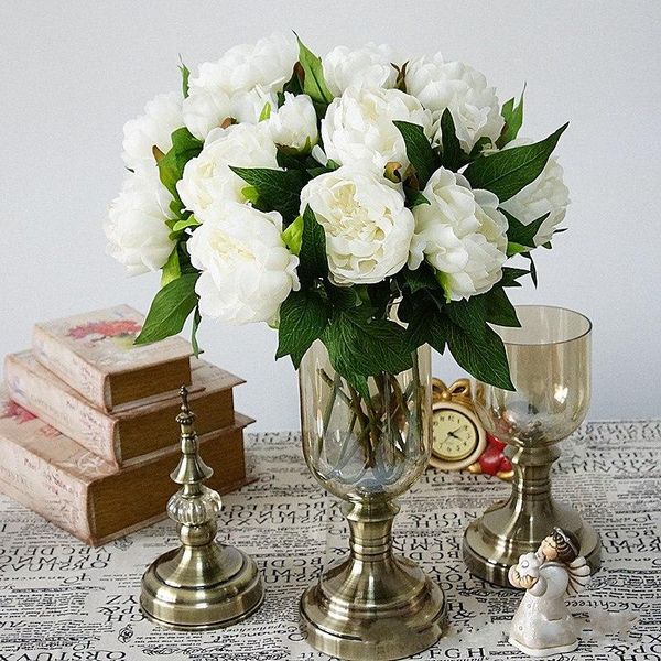 decorative flowers & wreaths year artificial silk+plastic peony flower branch with leaves flores peonies for indoor home decor diy wedding d
decorative flowers & wreaths year artificial silk+plastic peony flower branch with leaves flores peonies for indoor home decor diy wedding d