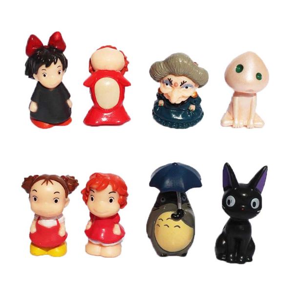 8pcs/set 5cm Hayao Miyazaki Anime Totoro Ponyo KiKis PVC Model Toys Totoro Action Figure Toys
8pcs/set 5cm Hayao Miyazaki Anime Totoro Ponyo KiKis PVC Model Toys Totoro Action Figure Toys