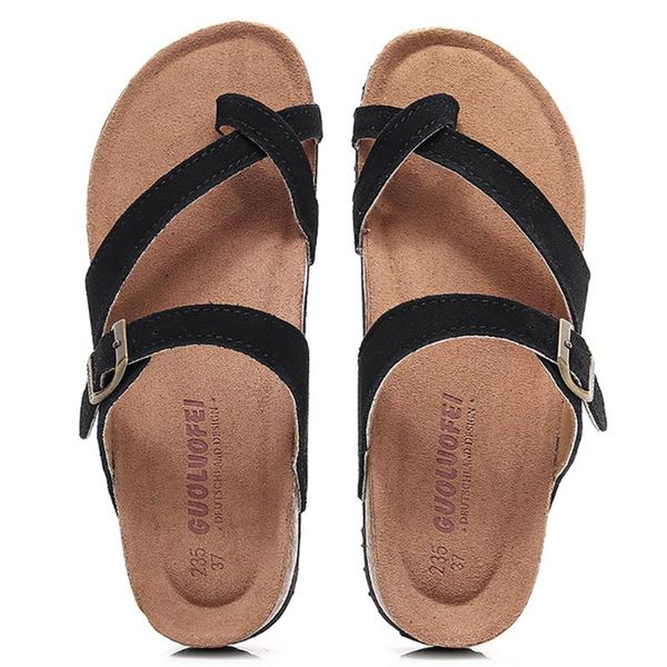 slippers 2021 summer beach soft cork casual women men nubuck leather solid color non-slip flip flops shoes for female, Black
slippers 2021 summer beach soft cork casual women men nubuck leather solid color non-slip flip flops shoes for female, Black