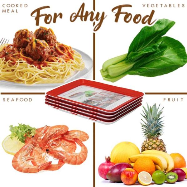 kitchen storage & organization 2/6pcs clever food preservation tray organizer for fresh pallet refrigerator fruits container
kitchen storage & organization 2/6pcs clever food preservation tray organizer for fresh pallet refrigerator fruits container
