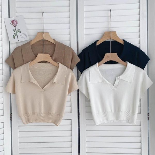 women's blouses & shirts singreiny women korean knitted blouse turndown-collar short sleeve elastic slim 2021 summer fashion streetwea, White
women's blouses & shirts singreiny women korean knitted blouse turndown-collar short sleeve elastic slim 2021 summer fashion streetwea, White