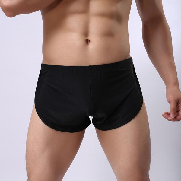 underpants men's boxer solid color breathable underwear bulge pouch short male sports interior hombre underpant, Black;white
underpants men's boxer solid color breathable underwear bulge pouch short male sports interior hombre underpant, Black;white