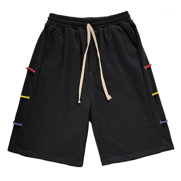 men's shorts oversized joggers pockets baggy pant hip hop cargo streetwear 2021 summer casual short lattice rainbow drawstring, White;black
men's shorts oversized joggers pockets baggy pant hip hop cargo streetwear 2021 summer casual short lattice rainbow drawstring, White;black
