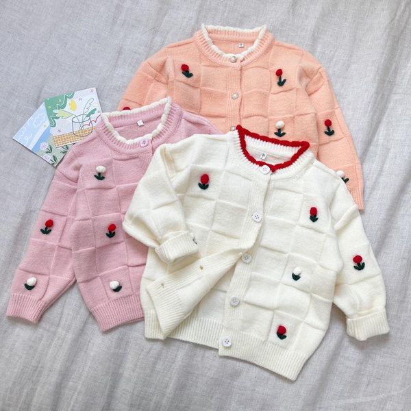 pullover infant girls cute floral white cardigan knitted cotton sweaters pink orange spring autumn outwear jacket 2021 kids, Blue
pullover infant girls cute floral white cardigan knitted cotton sweaters pink orange spring autumn outwear jacket 2021 kids, Blue