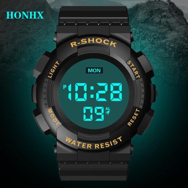 wristwatches honhx luxury men women led digital watch date brand outdoor sport electronic watches reloj hombre fn70, Slivery;brown
wristwatches honhx luxury men women led digital watch date brand outdoor sport electronic watches reloj hombre fn70, Slivery;brown