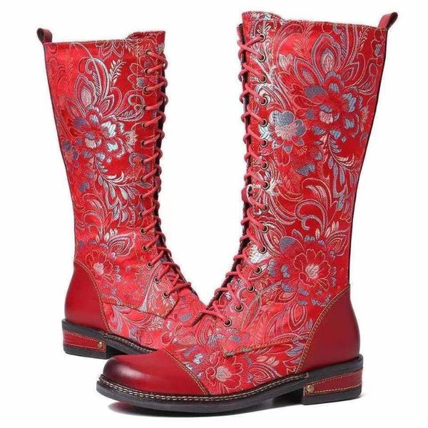 boots 2021 women's style side zipper autumn and winter retro flat embroidered low-heeled knight high, Black
boots 2021 women's style side zipper autumn and winter retro flat embroidered low-heeled knight high, Black