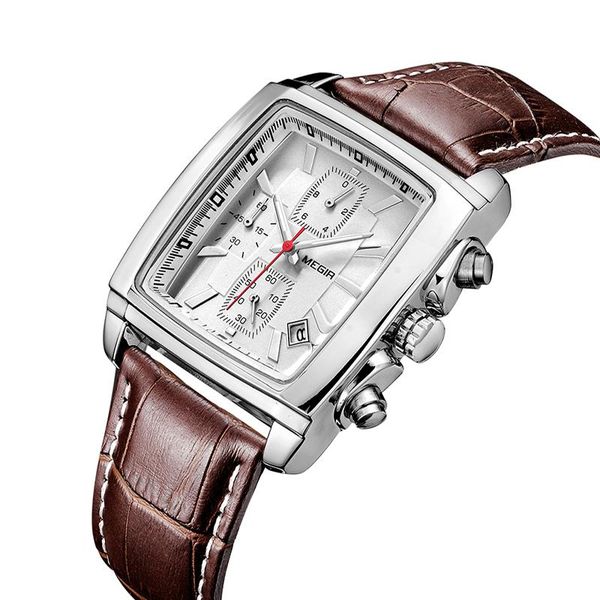 wristwatches megir original watch men rectangle quartz military watches waterproof luminous leather wristwatch clock, Slivery;brown
wristwatches megir original watch men rectangle quartz military watches waterproof luminous leather wristwatch clock, Slivery;brown