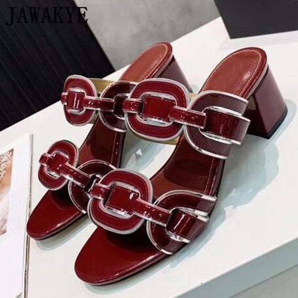 slippers summer woven leather women open toe party shoes slip on runway mules chunky heels sandals sandalias mujer, Black
slippers summer woven leather women open toe party shoes slip on runway mules chunky heels sandals sandalias mujer, Black