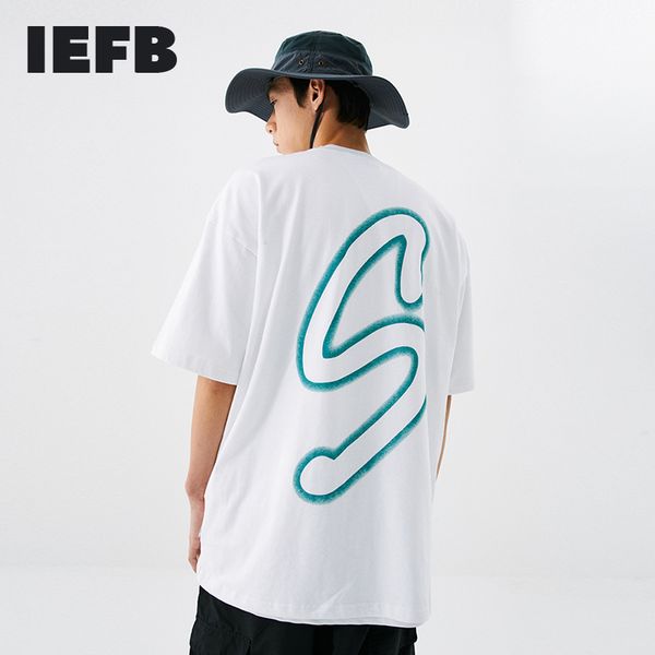 iefb letter printed short sleeve t-shirt men's summer fashion round neck couple's oversized fashion loose tee 9y7499 210524, White;black
iefb letter printed short sleeve t-shirt men's summer fashion round neck couple's oversized fashion loose tee 9y7499 210524, White;black