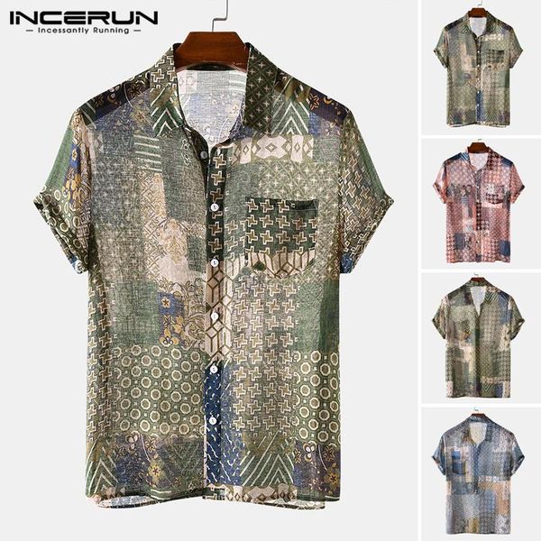 summer men casual shirt printed breathable 2021 short sleeve lapel vacation hawaiian shirts hombre streetwear camisas incerun men's, White;black
summer men casual shirt printed breathable 2021 short sleeve lapel vacation hawaiian shirts hombre streetwear camisas incerun men's, White;black