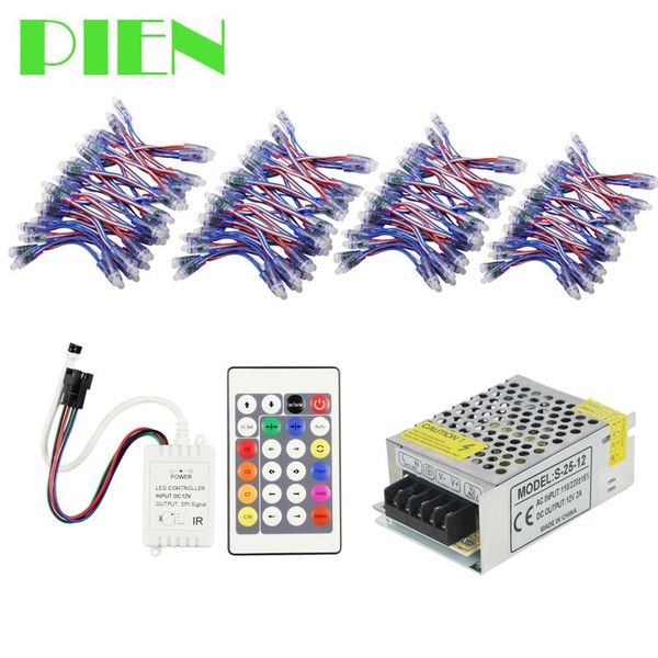 modules 12mm ws2811 led pixel module waterproof dc5v addressable christmas lights dream color + 24key controller power supply 200pcs
modules 12mm ws2811 led pixel module waterproof dc5v addressable christmas lights dream color + 24key controller power supply 200pcs