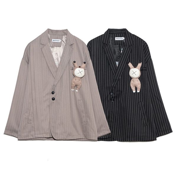 men's suits & blazers vintage men's jacket, korean boys' striped hip-hop style clothing, harajuku fashion, casual jacket, White;black
men's suits & blazers vintage men's jacket, korean boys' striped hip-hop style clothing, harajuku fashion, casual jacket, White;black