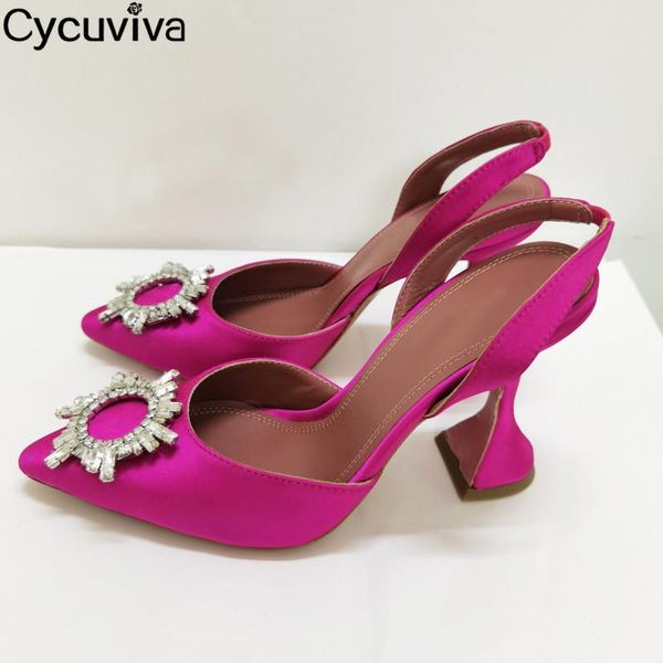 dress shoes 2021 crystal buckle sandalias strange goblet high heel satin sandals women back strap pointed toe, Black
dress shoes 2021 crystal buckle sandalias strange goblet high heel satin sandals women back strap pointed toe, Black